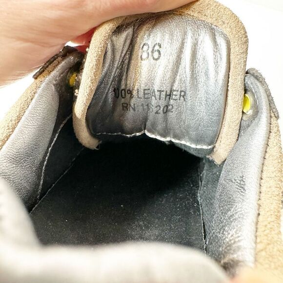 Zadig & Voltaire ZV1747 Bash Glitleo Leather Sneakers in Gris Glitter Women’s 36 - Picture 10 of 10